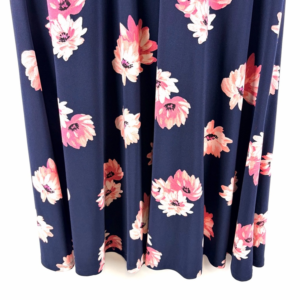 Tommy Hilfiger Navy Floral Wrap Mini Dress - Picture 7 of 13